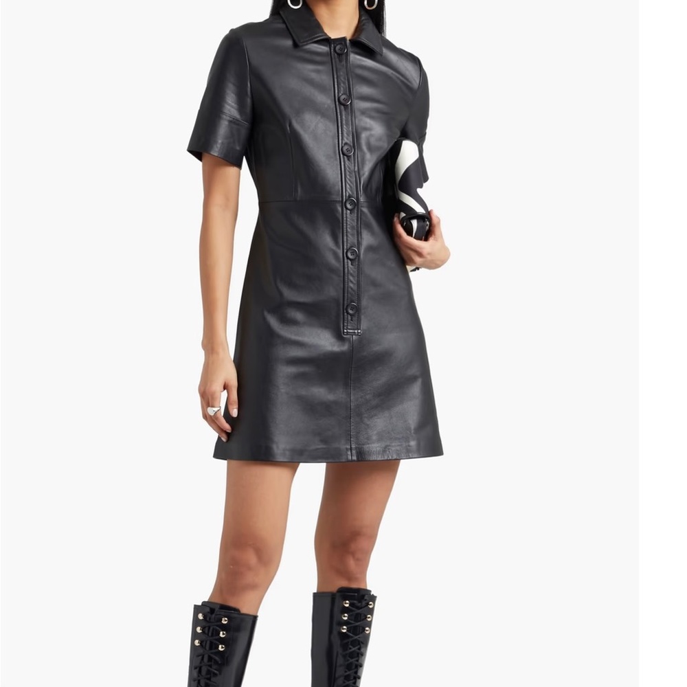 Rare Francis Hendy leather dress